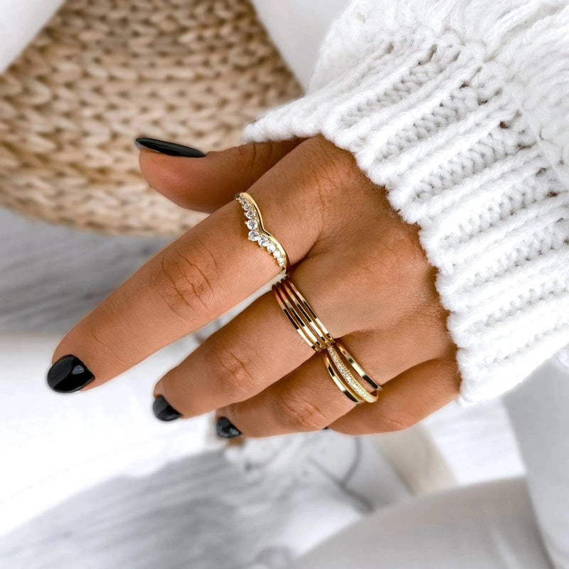 Zirconia Crown Ring