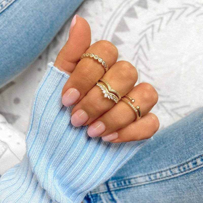 Zirconia Crown Ring