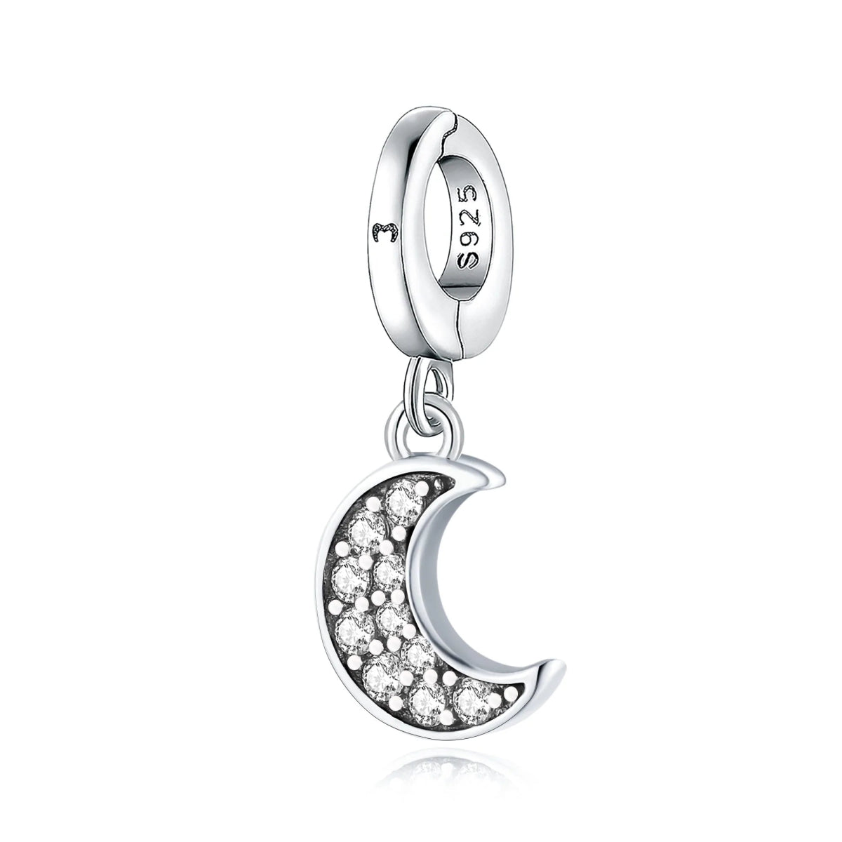 "Zirconia Moon" Charm - Milas Jewels Shop